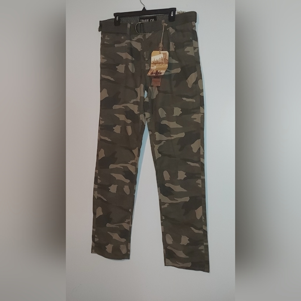 Men's Casual Cargo Pants Military Army Camo Pants Combat Work Pants